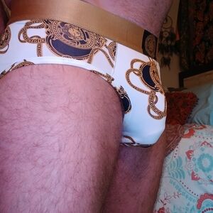 NWT Gold and Black Patterned Underwear